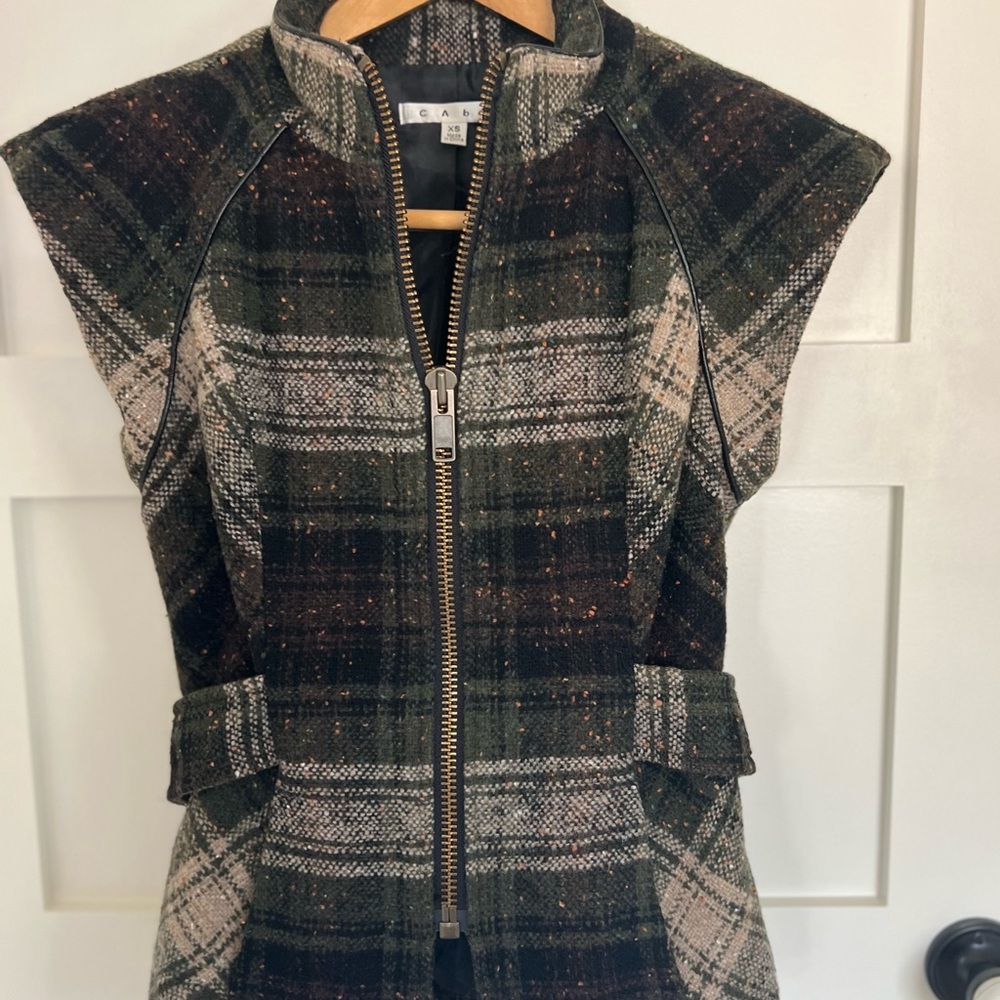 CAbi Multicolor Zip-Up Vest